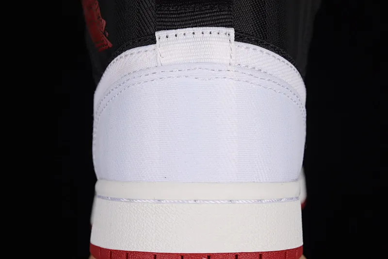All categories Air Jordan Jordan series basketball shoes Air Jordan 1 Mid G version pure original Air Jordan 1 Mid UT "Black White" AJ1 Joe 1 white, black and purple stitching Zhongbang basketball shoes DD9338-016